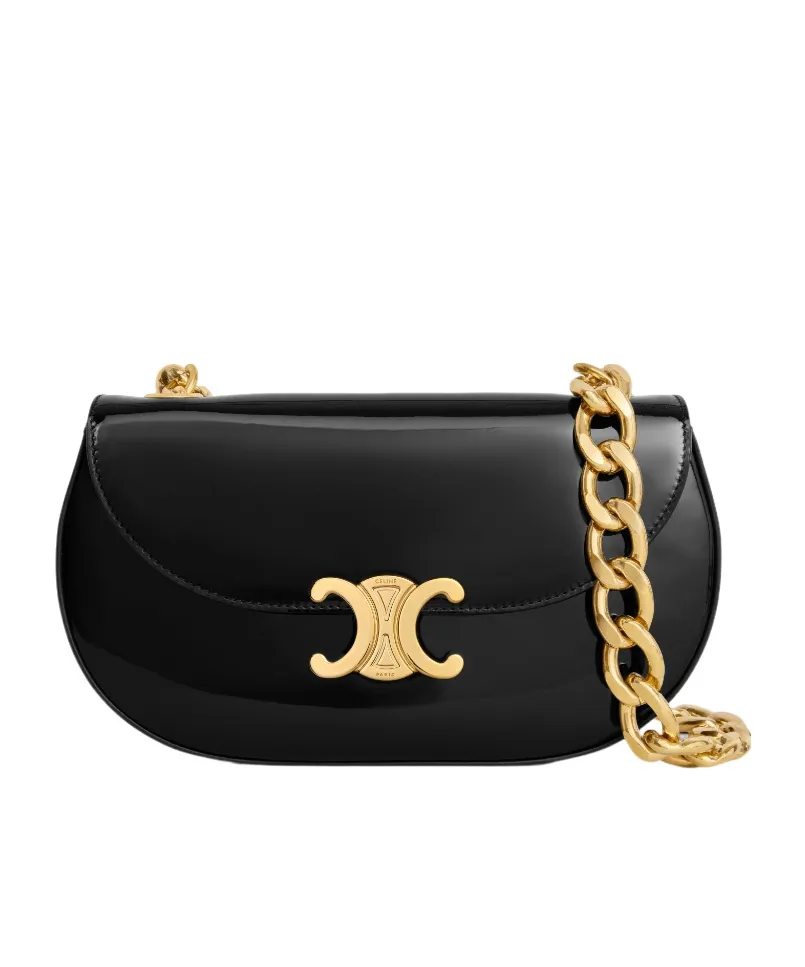 Chain Besace Talulah In Patent Calfskin