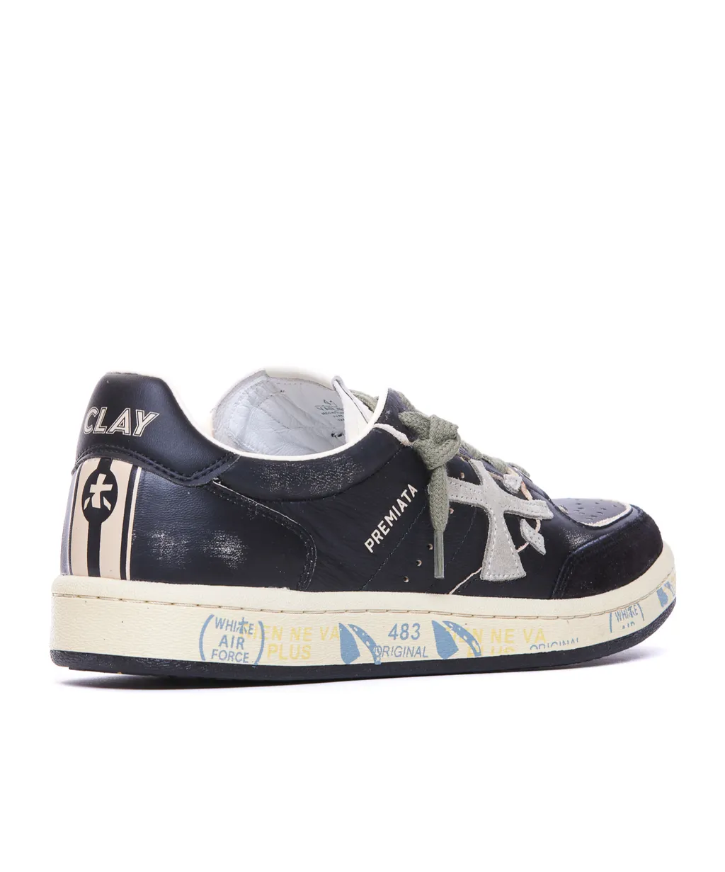 Lace-Up Low-Cut Sneakers