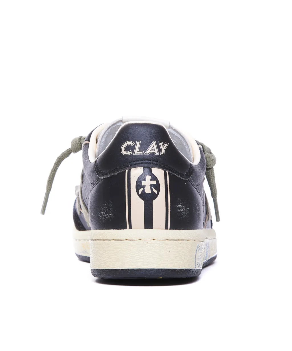 Lace-Up Low-Cut Sneakers