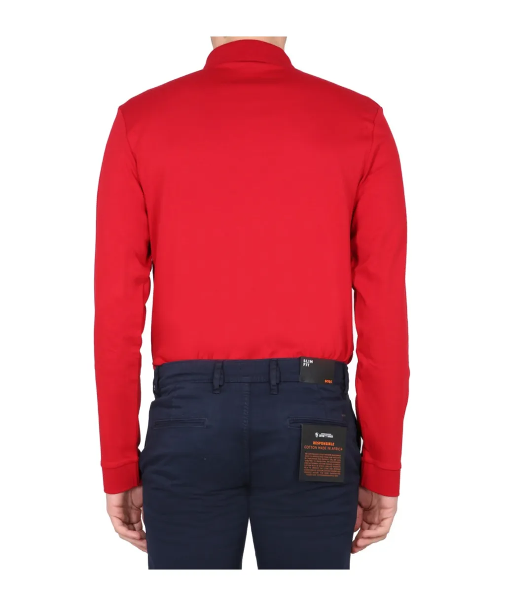 Boss Hugo Boss Logo Embroidered Polo Shirt