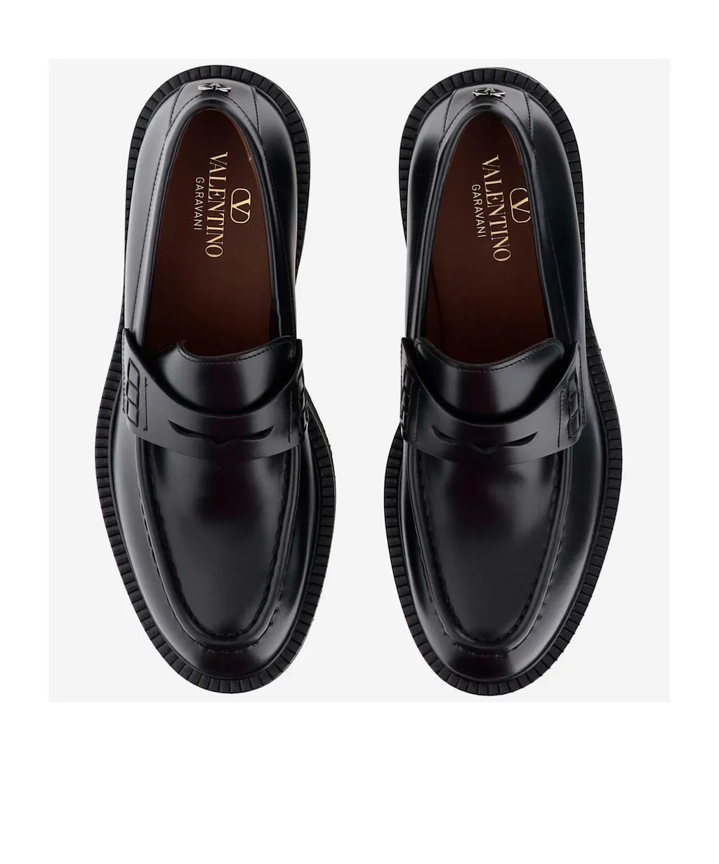 Valentino Vlogo Signature Slip-On Loafers