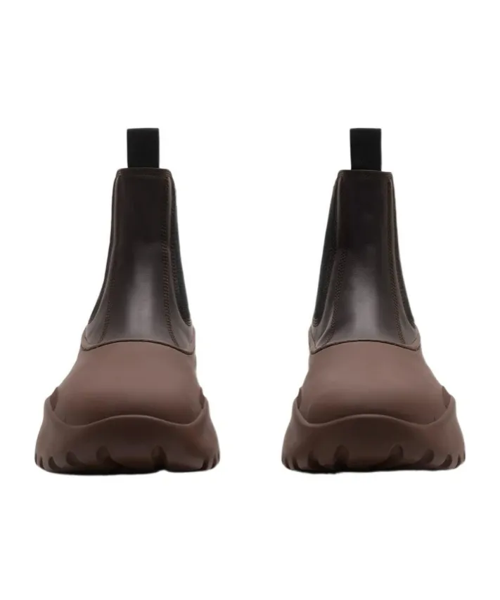 Burberry Panelled Ankle Boots