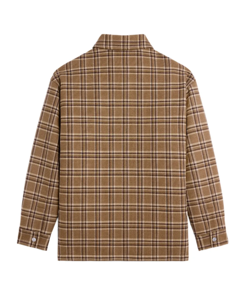 Overshirt In Checked Wool