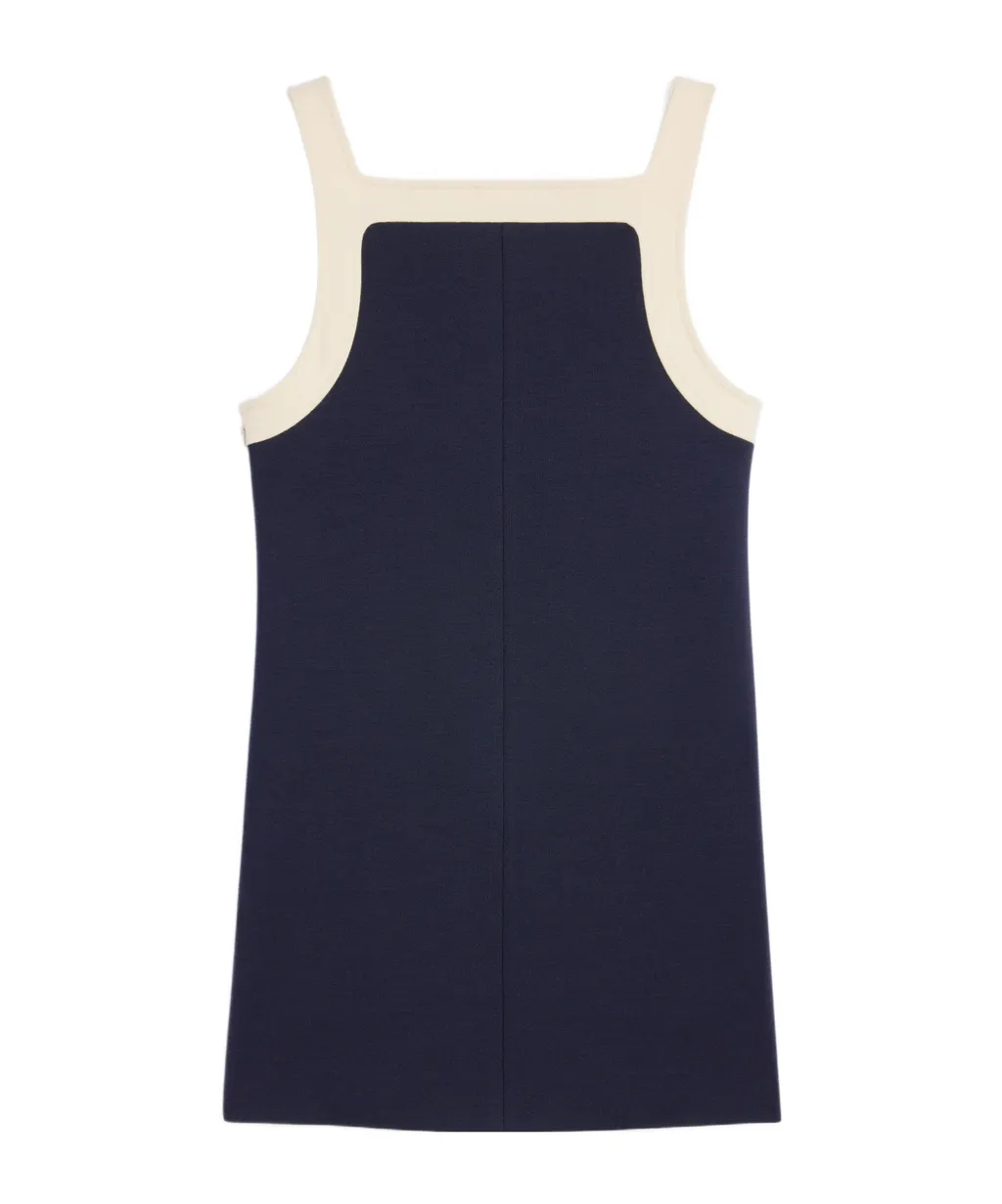 Mini Triomphe Dress In Wool Jersey