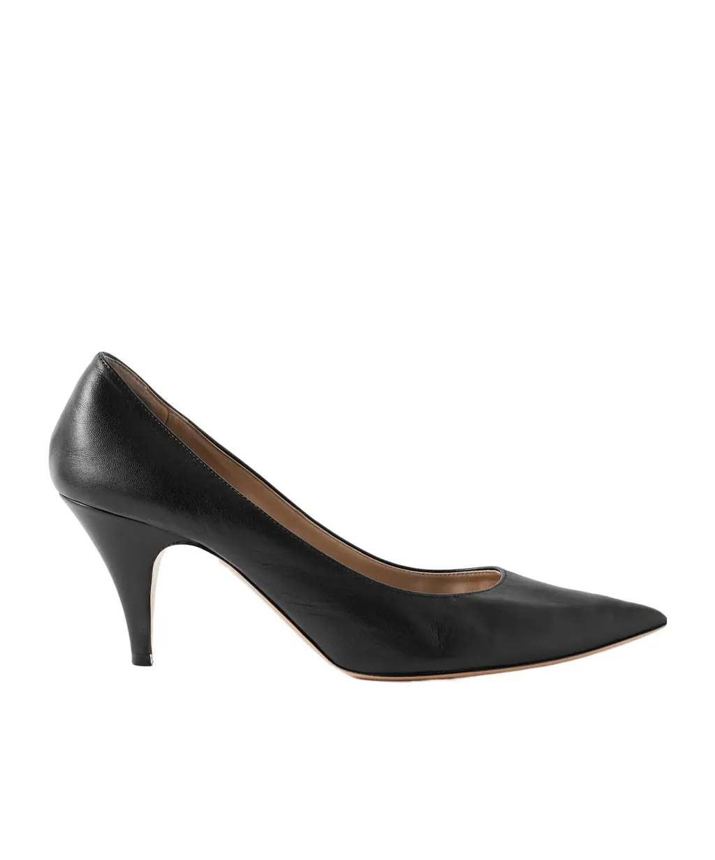 The River 75Mm Leather Pumps