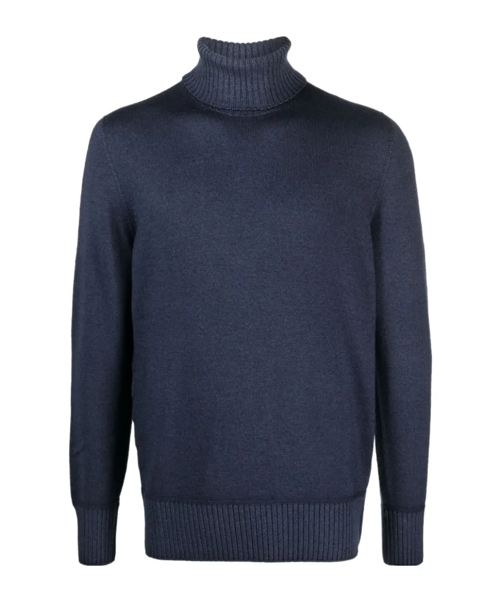 Roll-Neck Wool Jumper