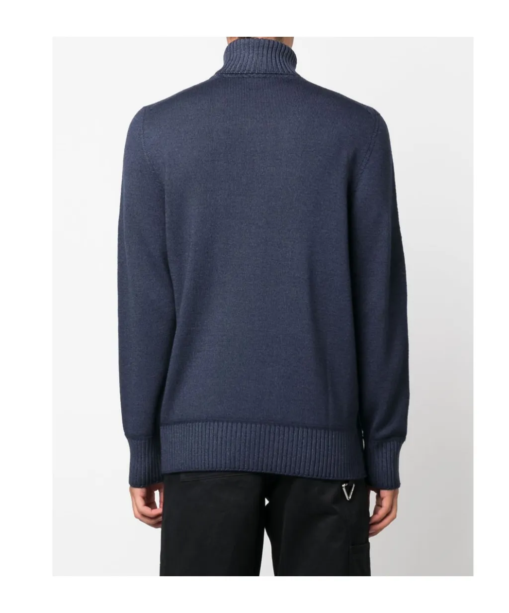 Roll-Neck Wool Jumper