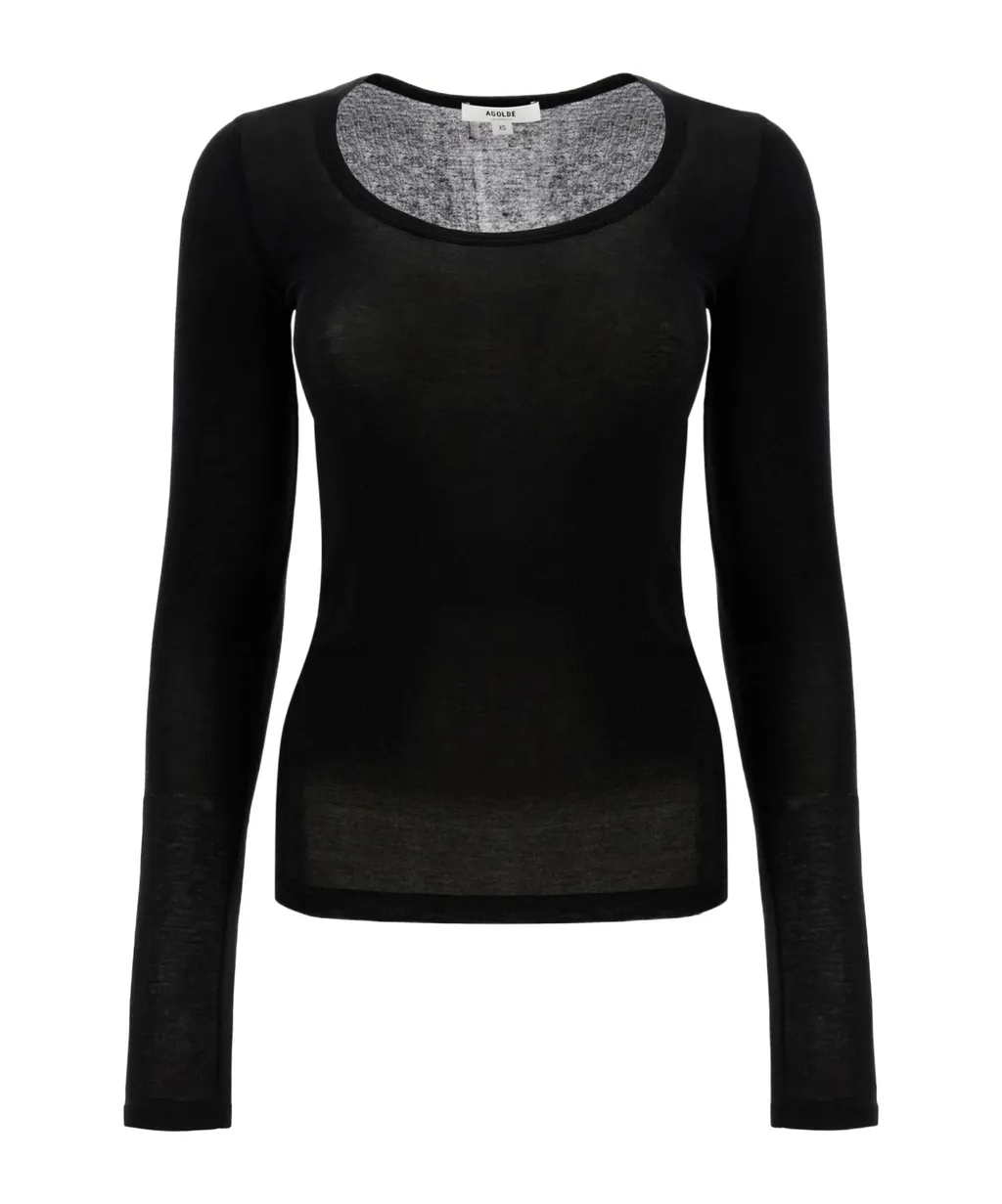 Crew Neck Long Sleeve T-Shirt
