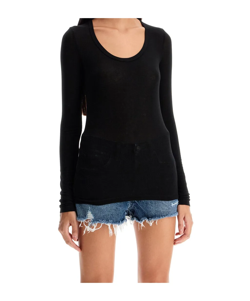 Crew Neck Long Sleeve T-Shirt