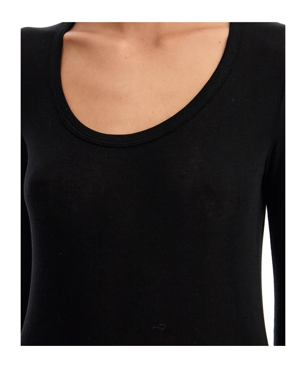 Crew Neck Long Sleeve T-Shirt