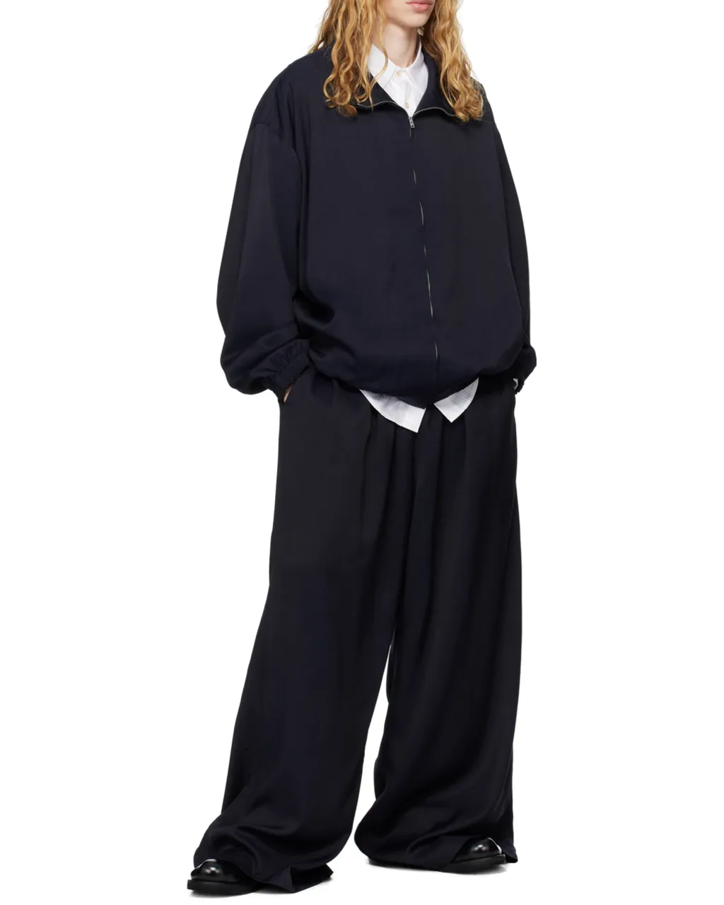 Satin Track Pants