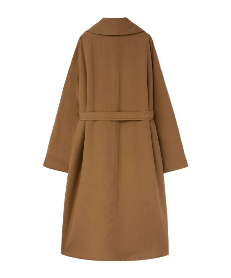 Loro Piana Dwight Long-Sleeved Belted Coat