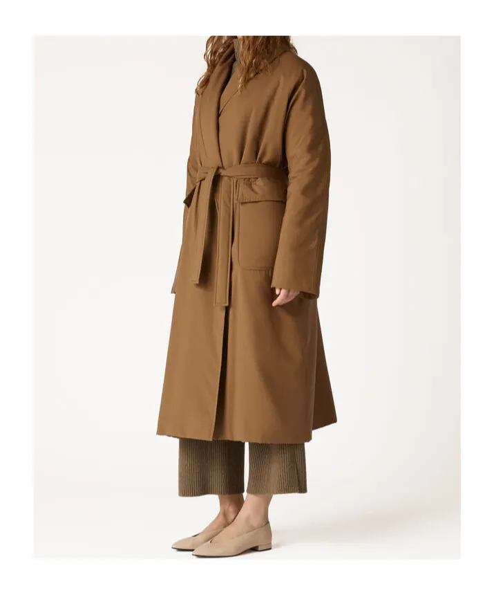 Loro Piana Dwight Long-Sleeved Belted Coat
