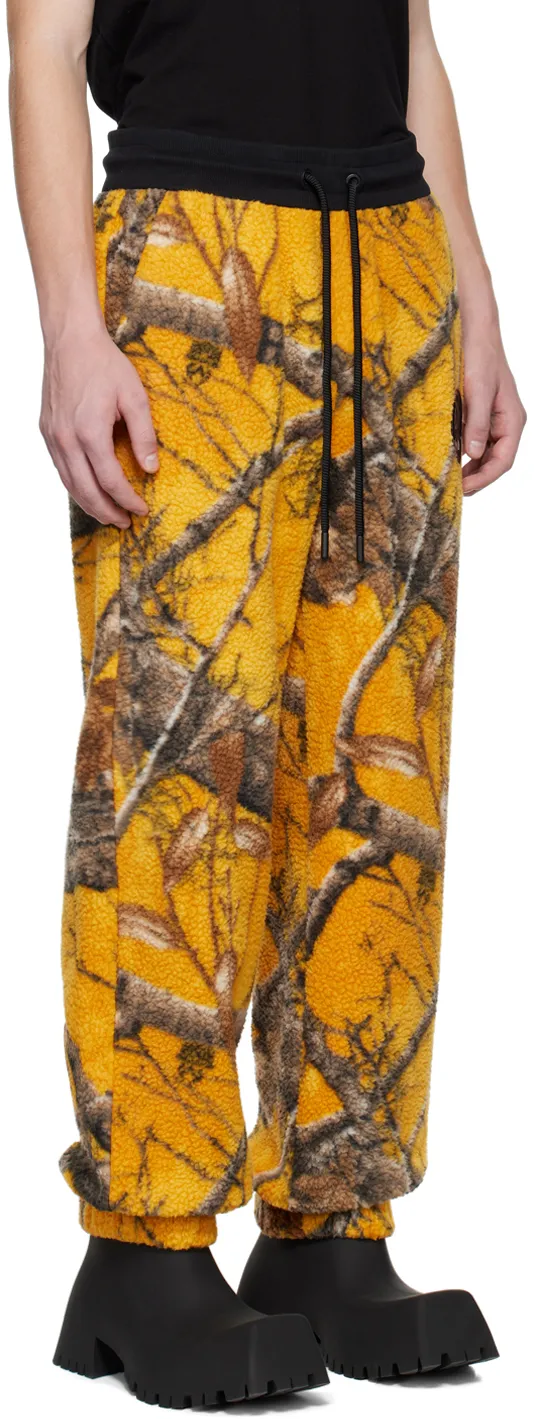 Graphic-Print Fleece Track Pants