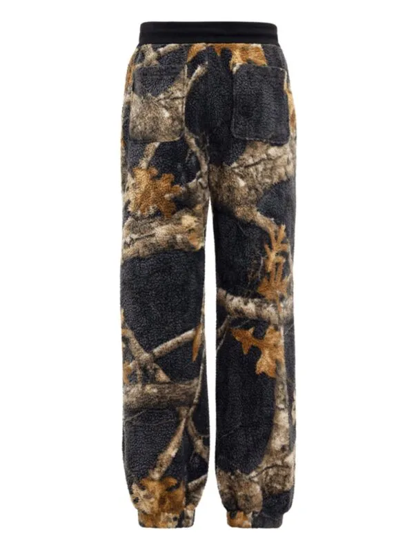 Graphic-Print Fleece Track Pants