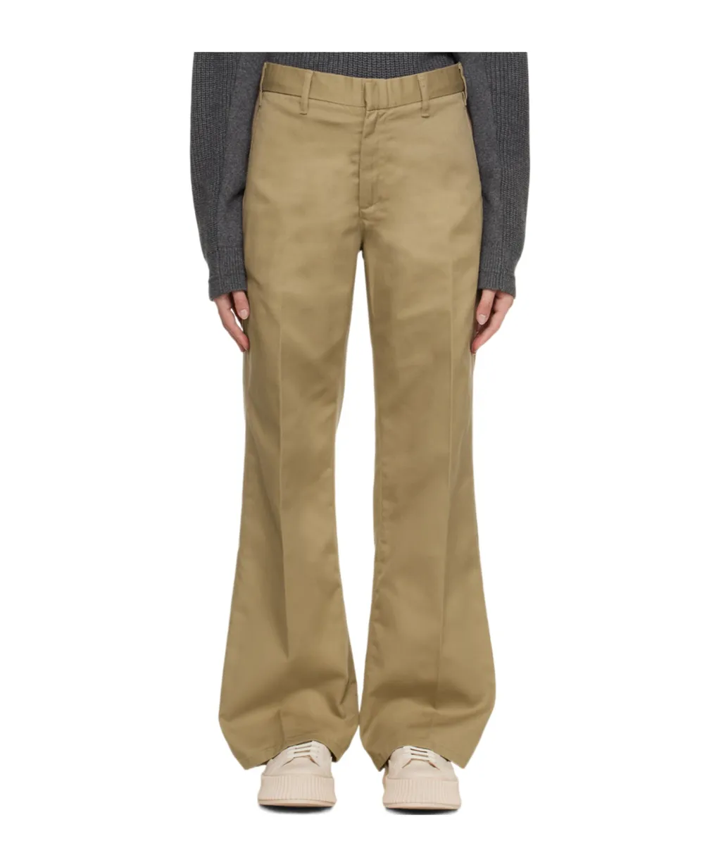 Wide-Leg Cut Trousers