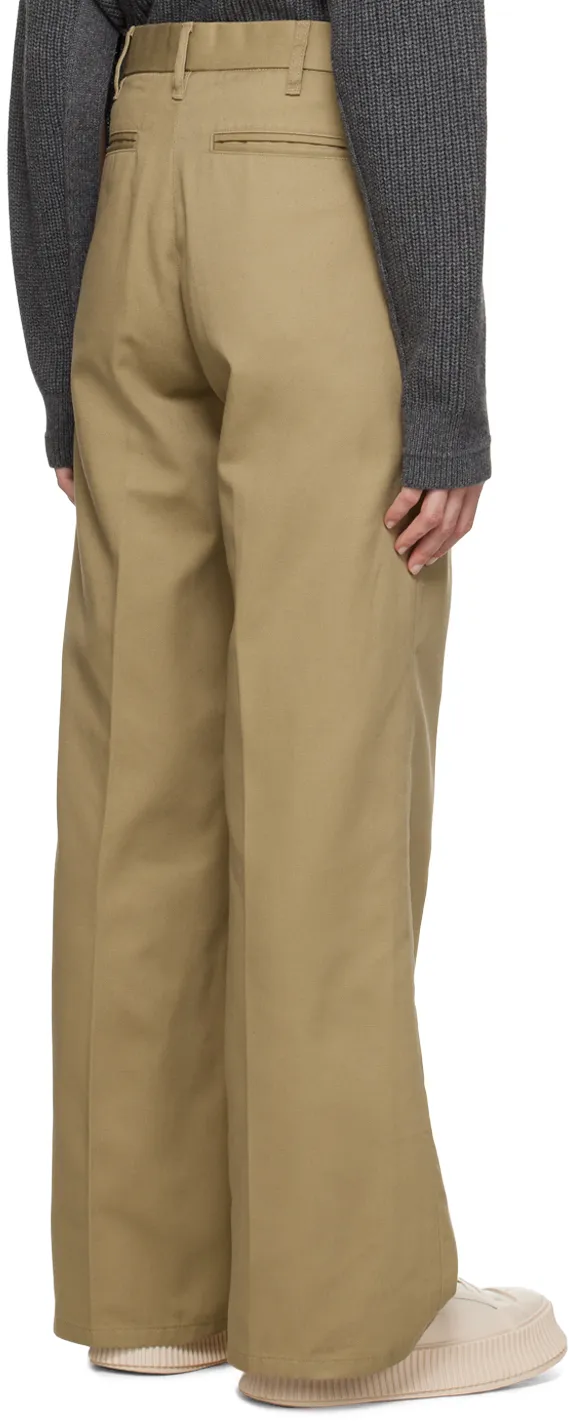 Wide-Leg Cut Trousers