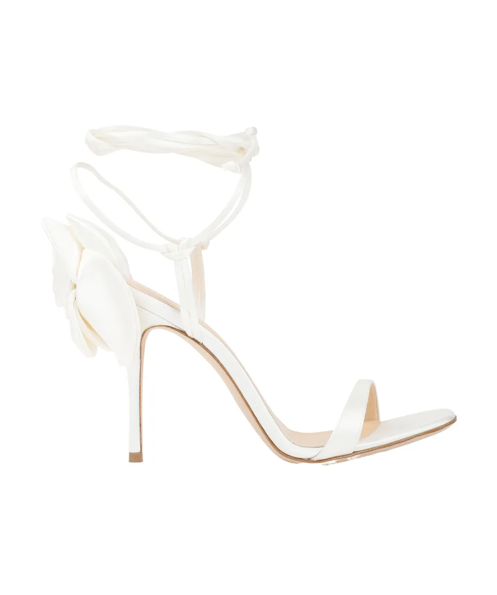 Magda Butrym Double Flower Heel Sandals