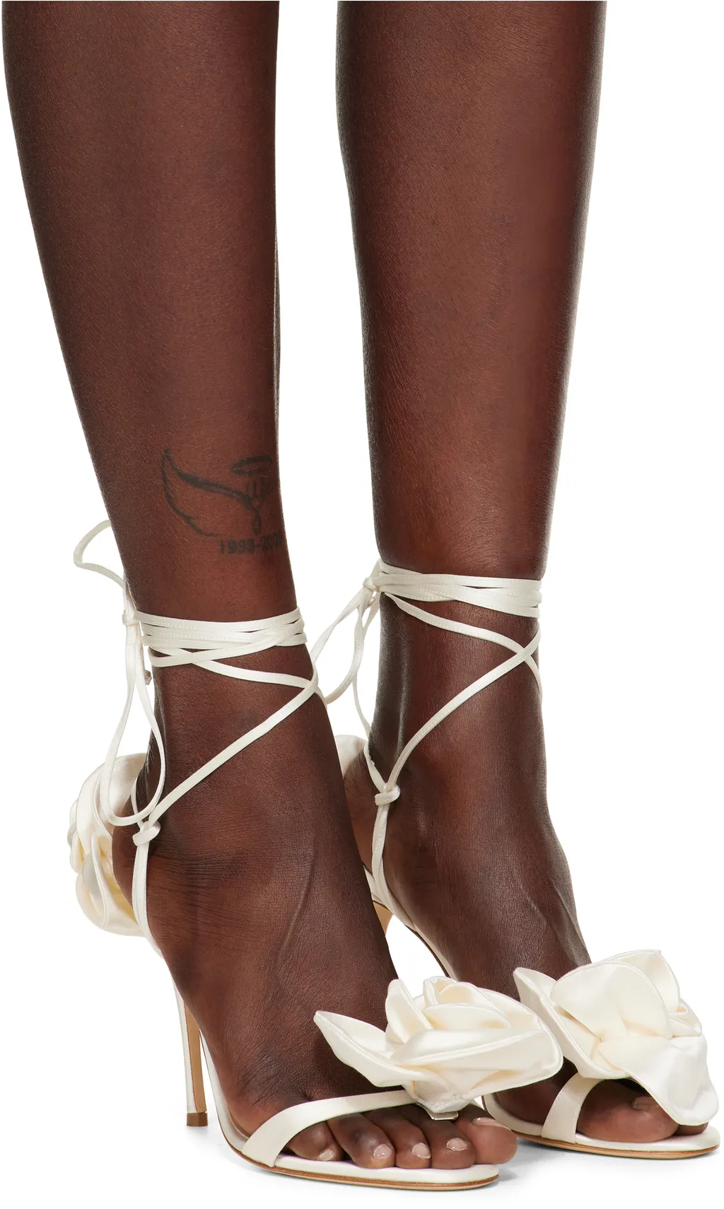 Magda Butrym Double Flower Heel Sandals