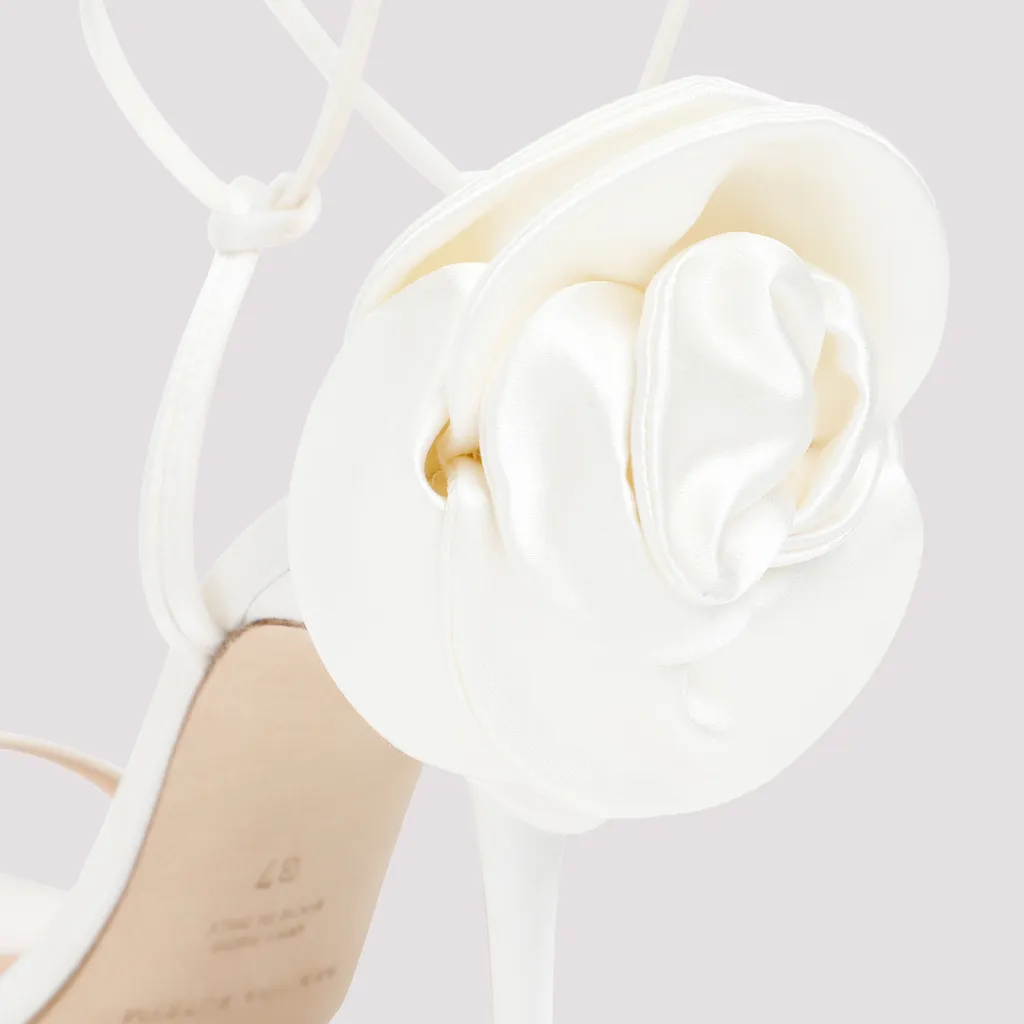 Magda Butrym Double Flower Heel Sandals