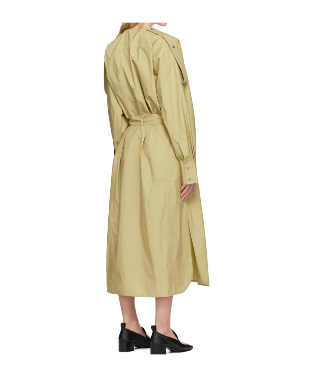 Itarsi Poplin Belted-Waist Dress