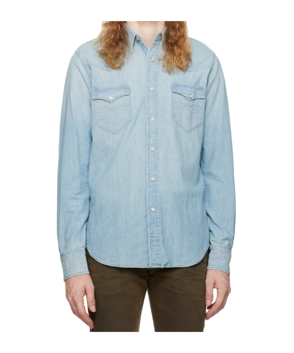 Classic Collar Denim Shirt
