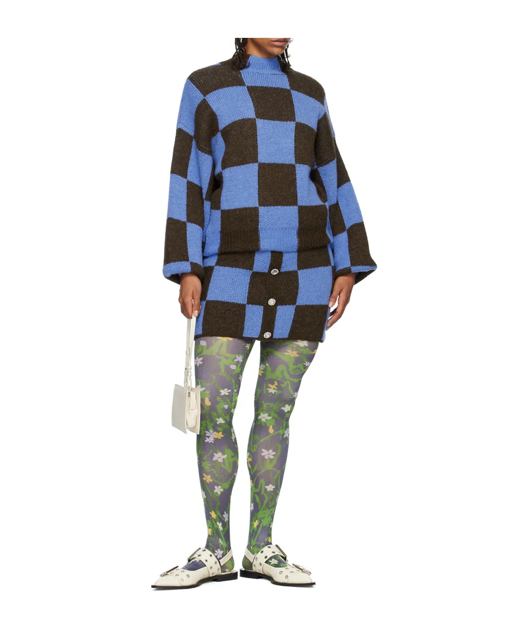 Check Pattern Skirt