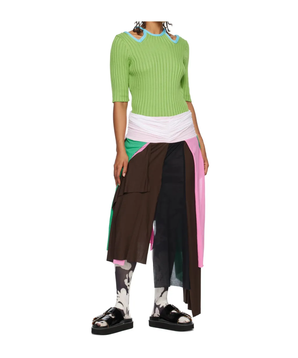 Shoulder Cutout Sweater
