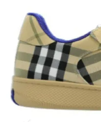Burberry Checked Lace-Up Sneakers