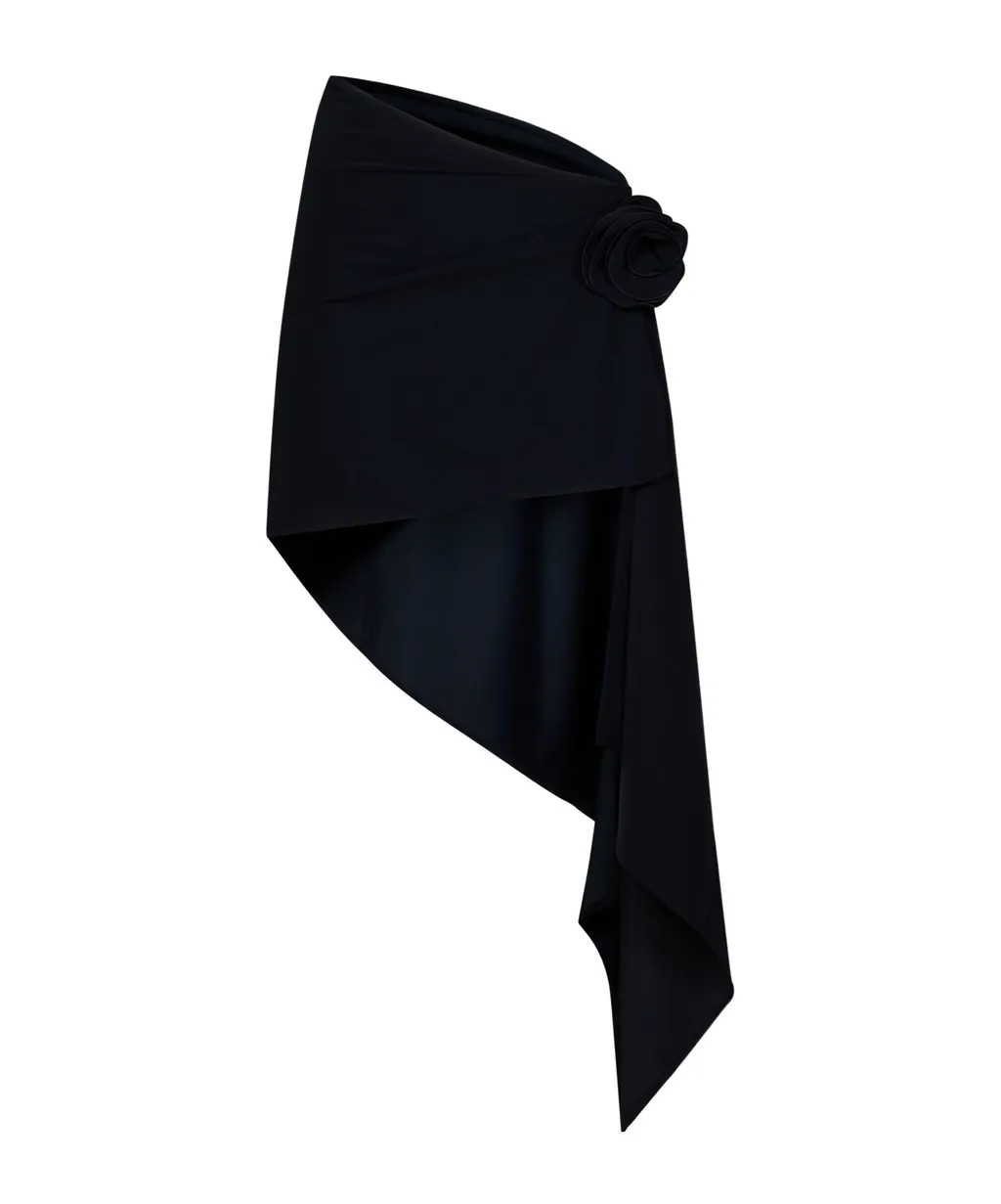 Magda Butrym Asymmetrical Draped Swim Skirt