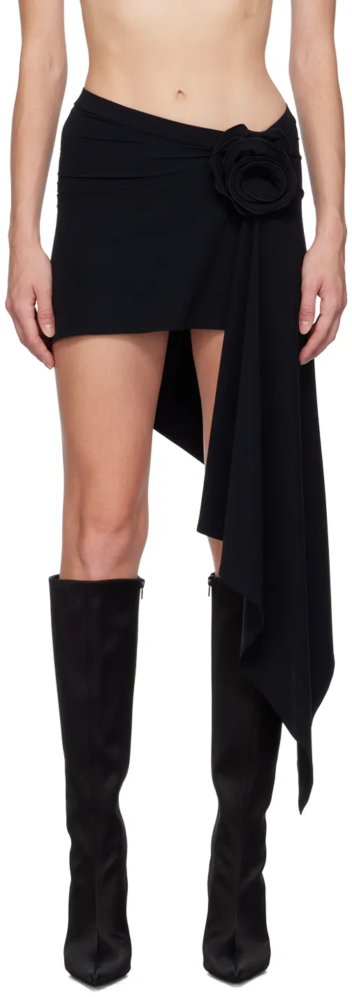 Magda Butrym Asymmetrical Draped Swim Skirt