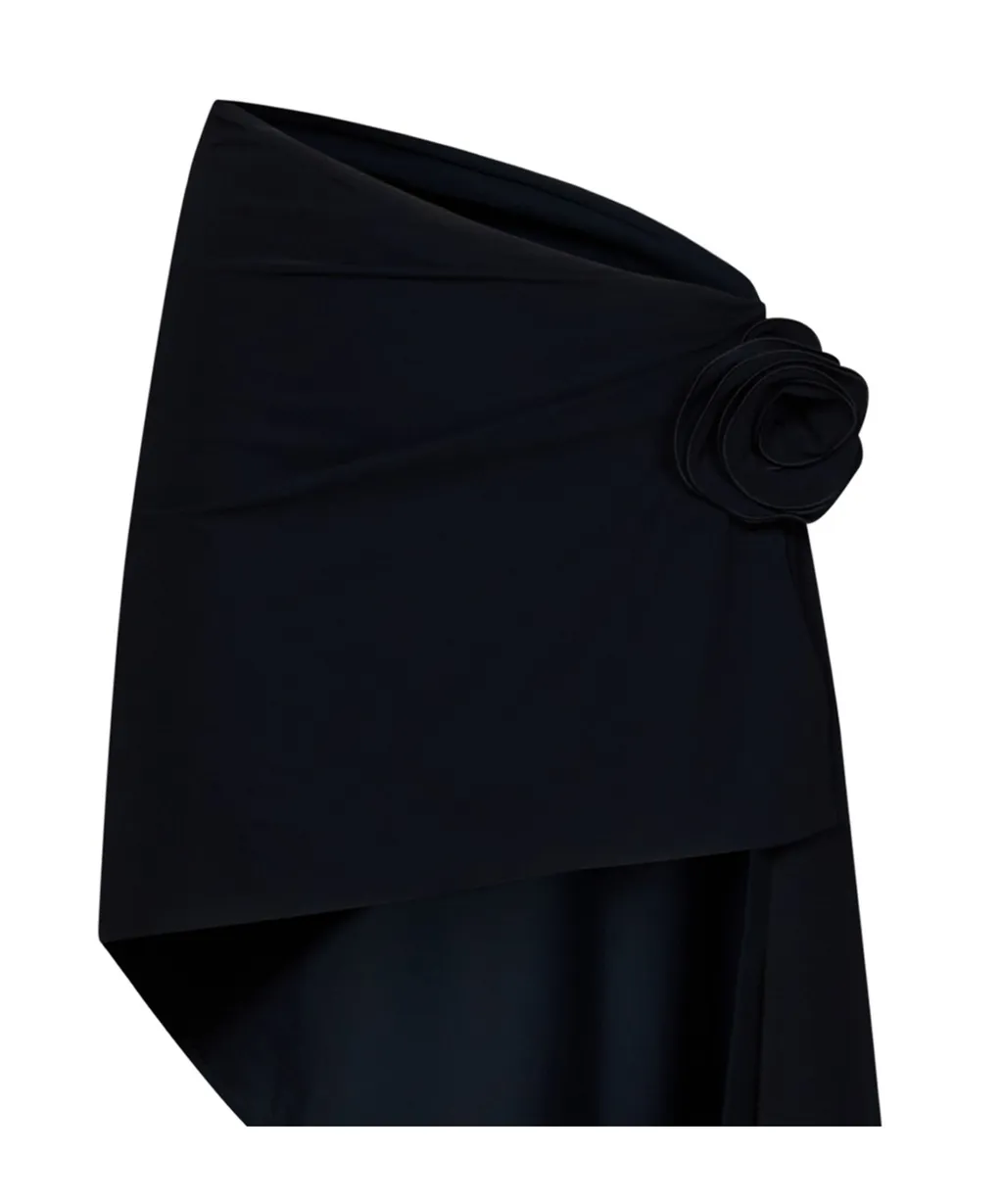 Magda Butrym Asymmetrical Draped Swim Skirt