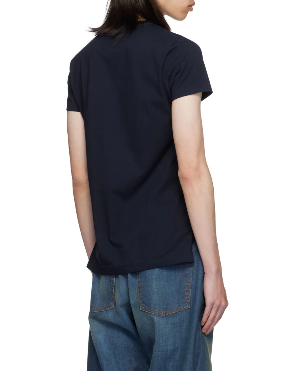 Orb Logo-Embroidery Cotton T-Shirt