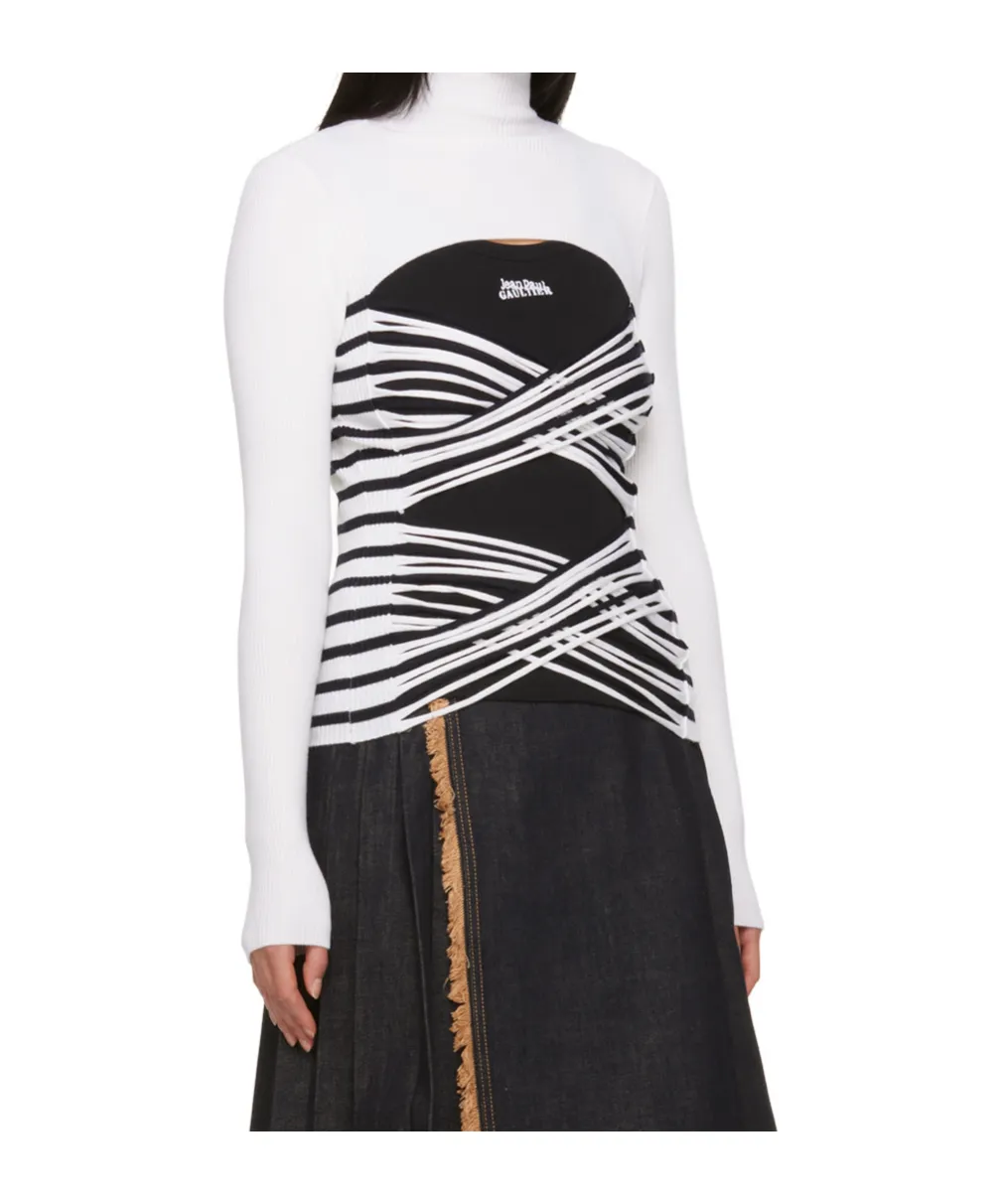 Striped Turtleneck