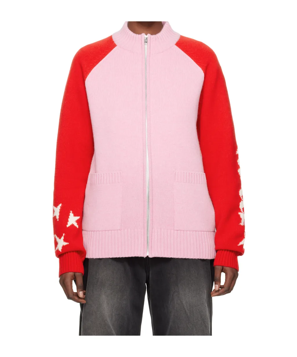 Color Blocked Logo Jacket