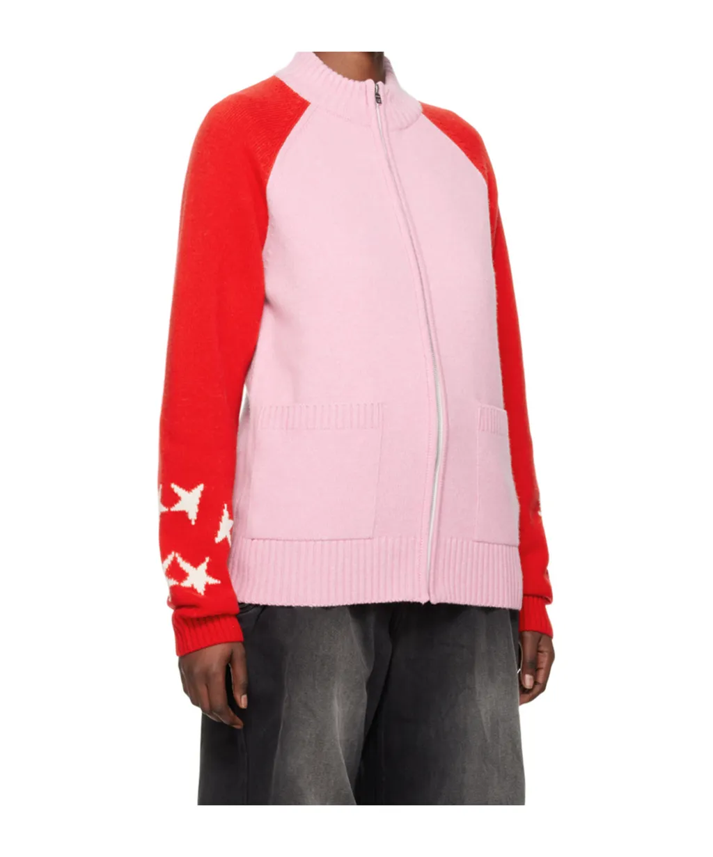 Color Blocked Logo Jacket