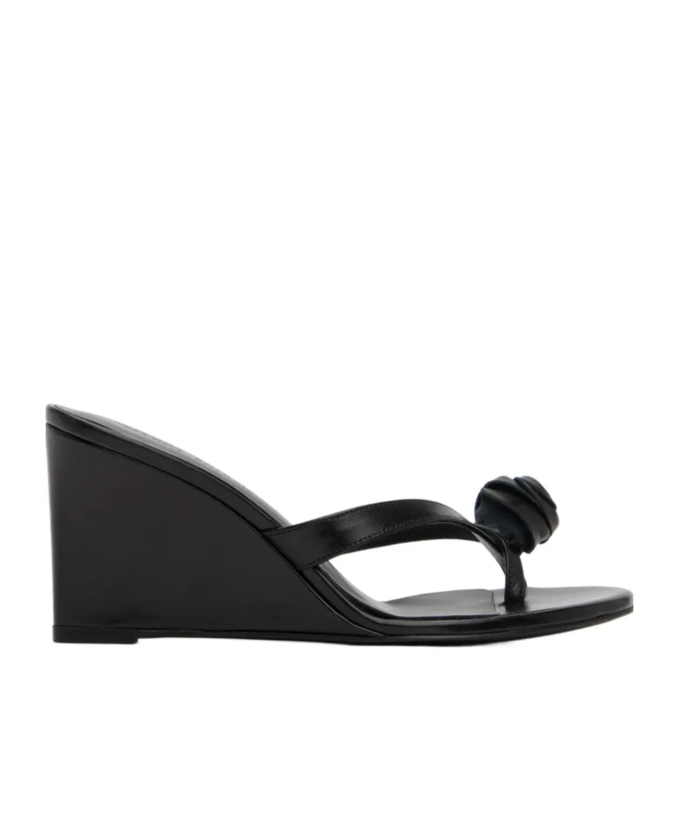 Flower Wedge Sandals