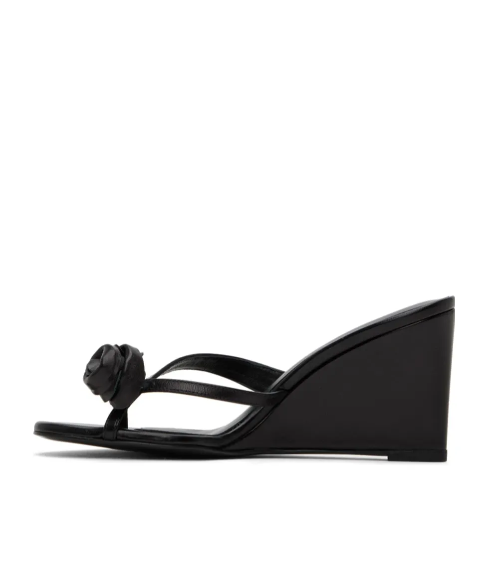 Flower Wedge Sandals