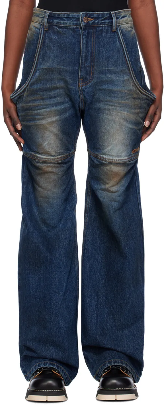 Wire Mid-Rise Wide-Leg Jeans