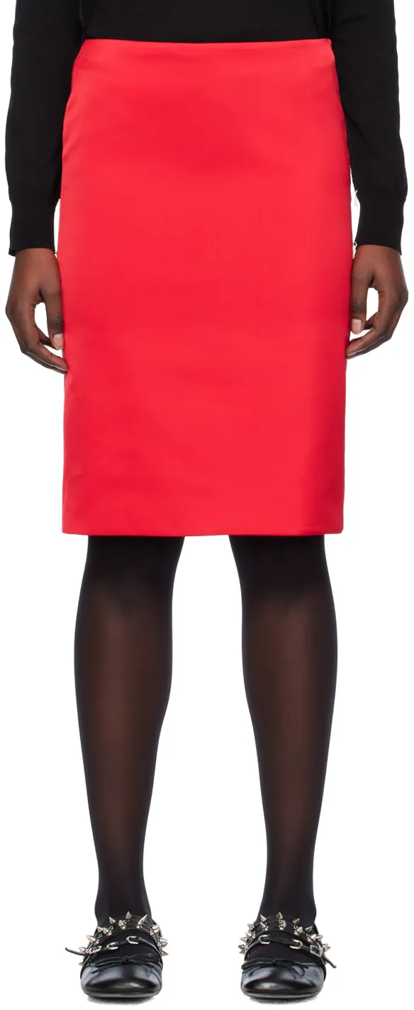 Vented Midi Skirt