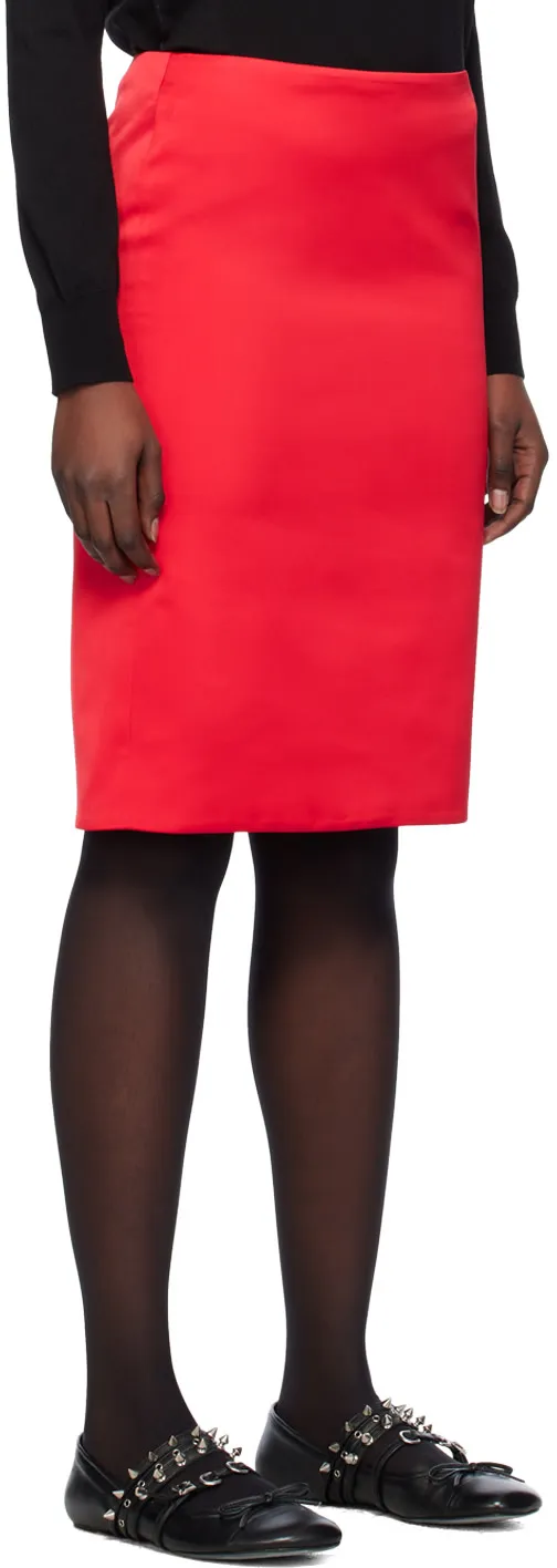 Vented Midi Skirt