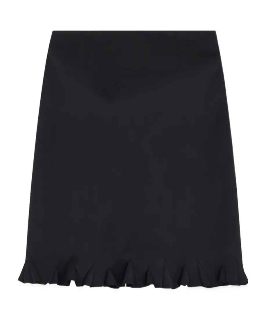 Ruffle-Hem Miniskirt