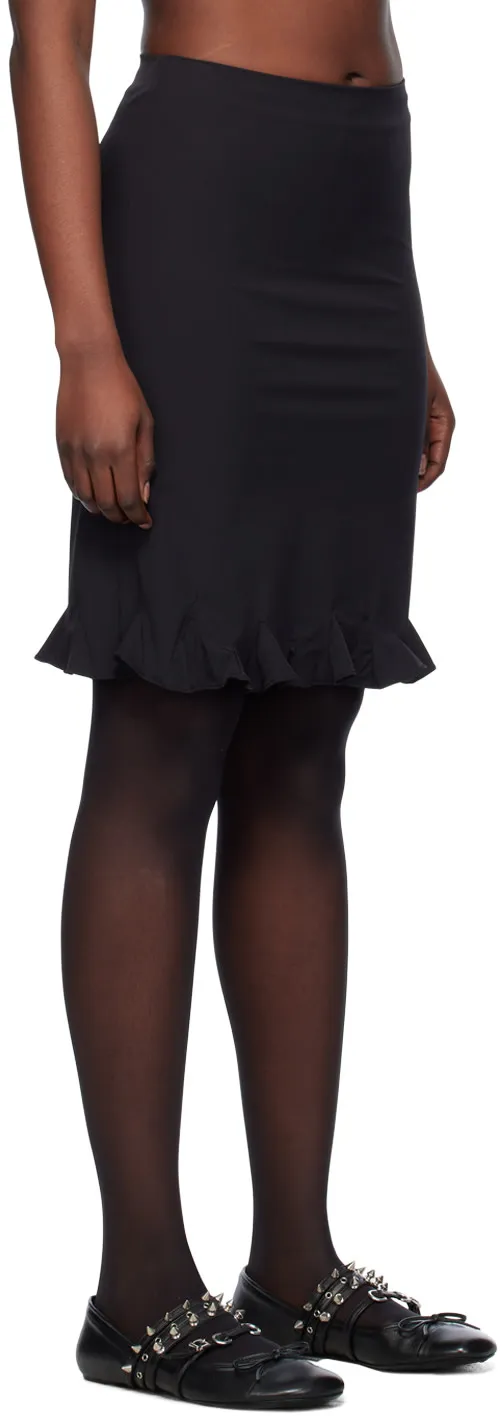 Ruffle-Hem Miniskirt