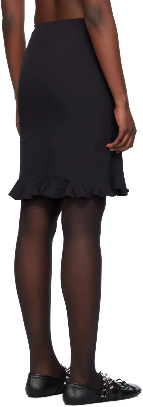 Ruffle-Hem Miniskirt