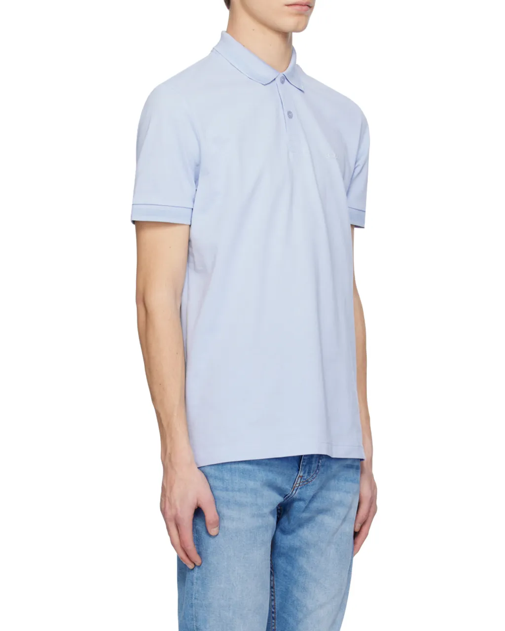 Buckle Short Sleeve Polo Shirt