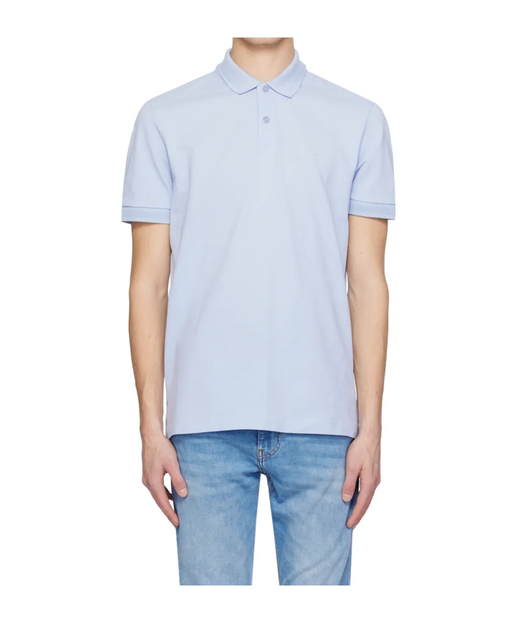 Buckle Short Sleeve Polo Shirt