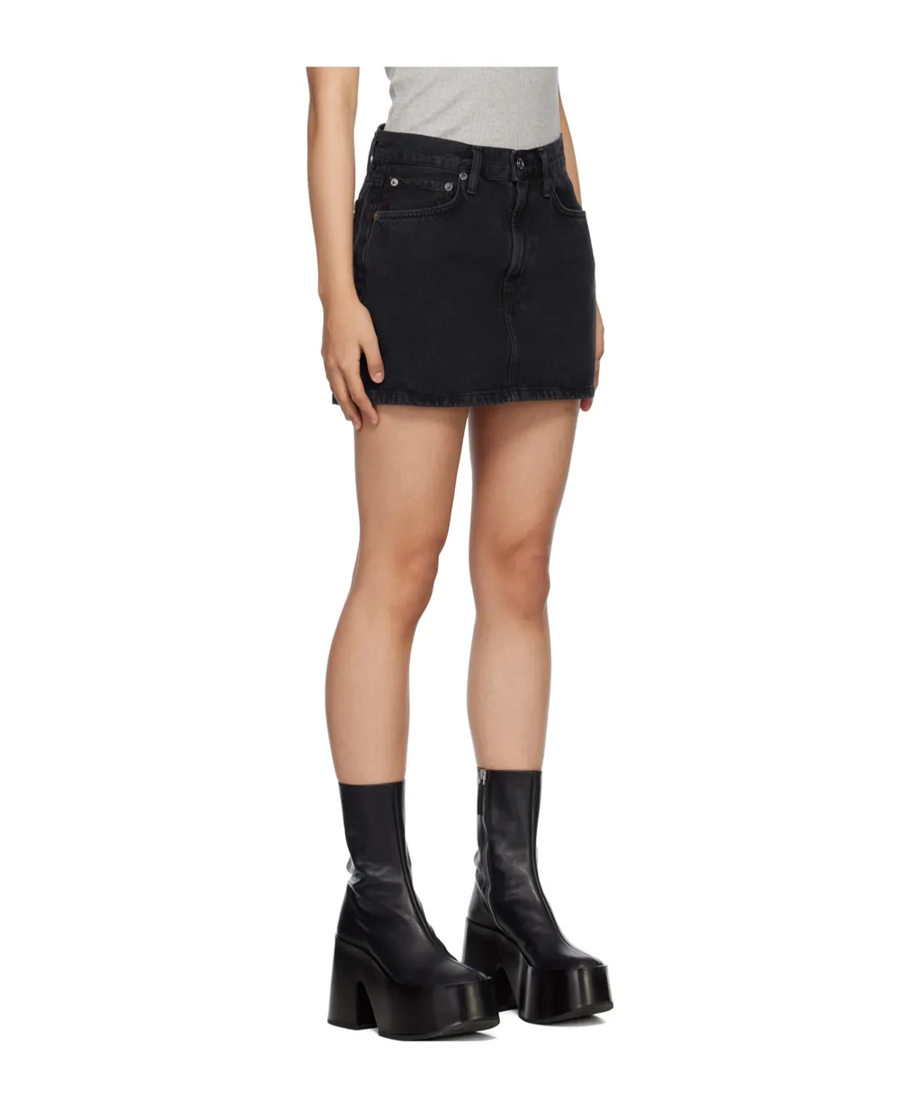 Five-Pocket Mini Skirt