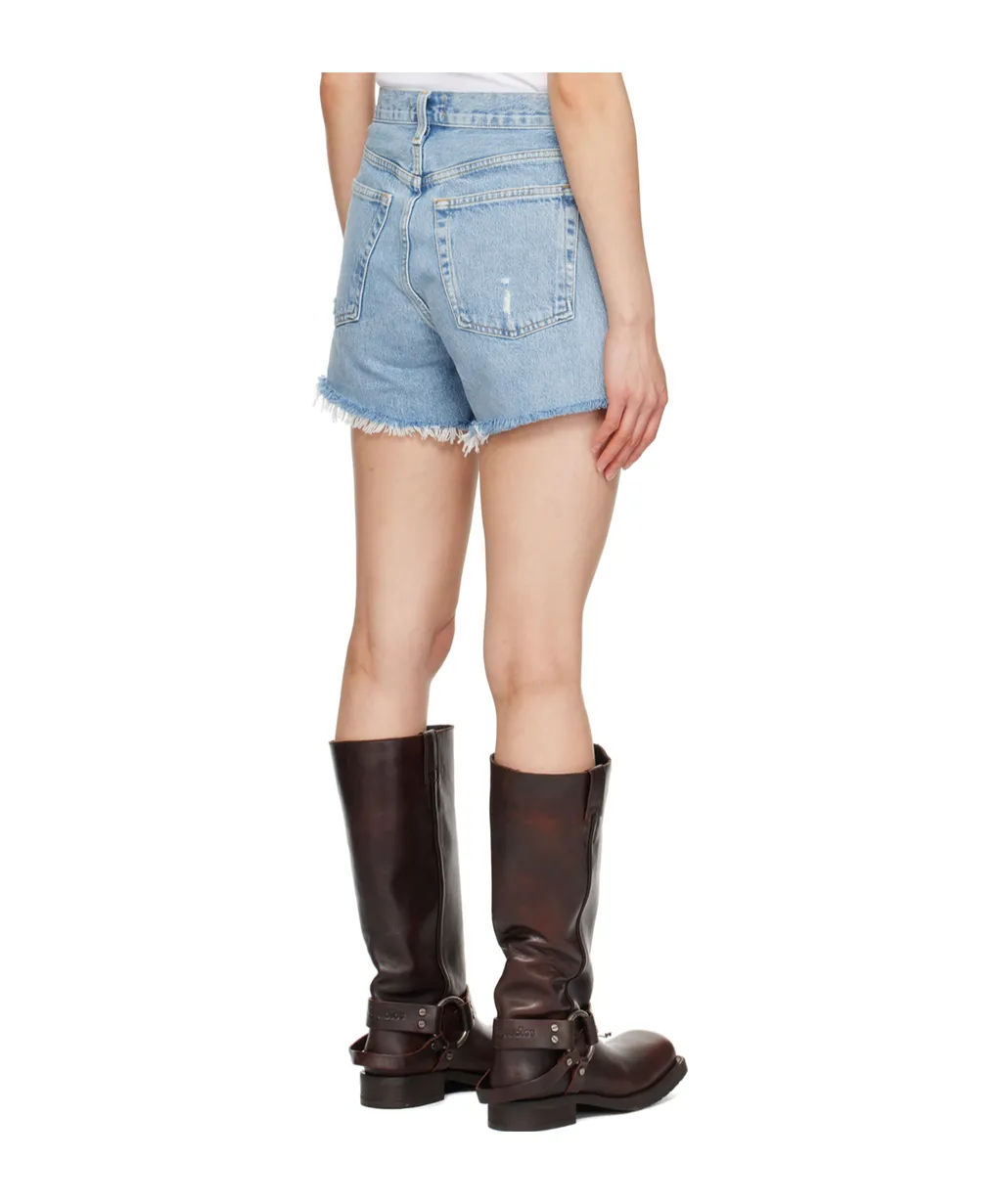 Parker High-Waisted Denim Shorts