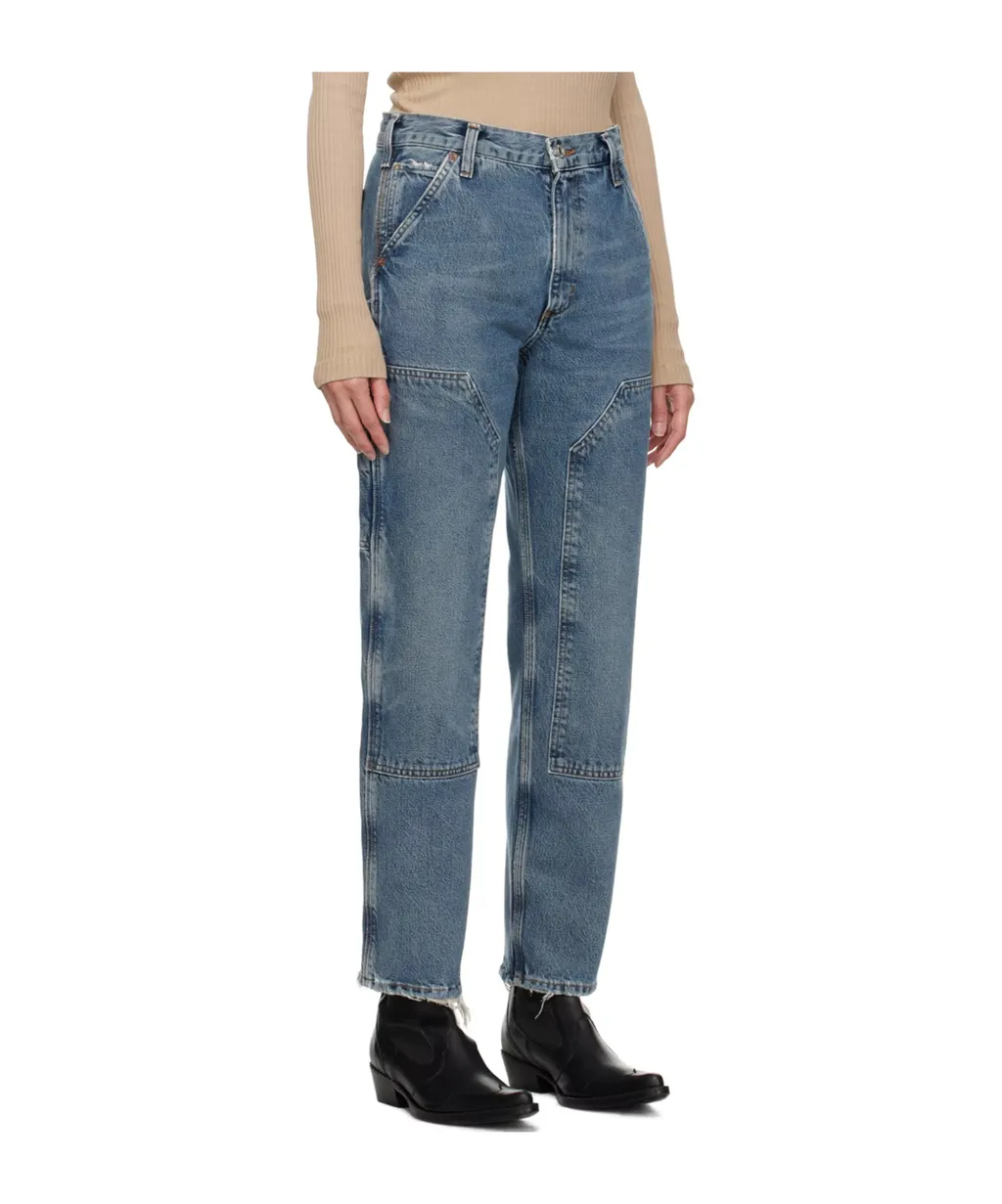 Rami High-Rise Straight-Leg Jeans