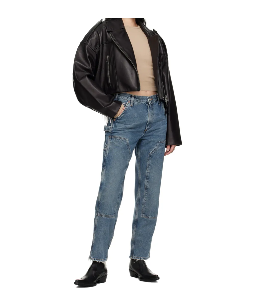 Rami High-Rise Straight-Leg Jeans